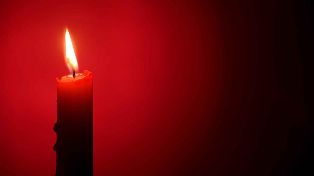 Kerzenlicht bei Stromausfall